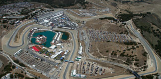 WeatherTech Raceway Laguna Seca with Turn Five located at the bottom center of the frame. Photo courtesy WeatherTech Raceway Laguna Seca.