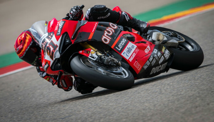 Michael Rinaldi (21). Photo courtesy Ducati. Michael Rinaldi (21). Photo courtesy Ducati.