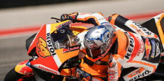 Pol Espargaro (44). Photo courtesy Repsol Honda.