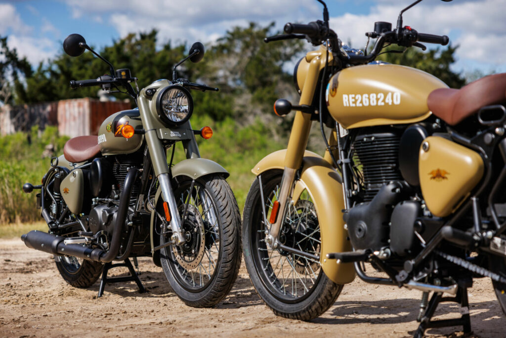 The Royal Enfield Classic 350 comes in nine different colors. Photo courtesy Royal Enfield North America.