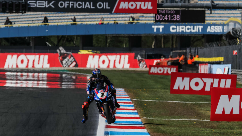 Toprak Razgatlioglu (1). Photo courtesy Dorna WorldSBK Press Office.