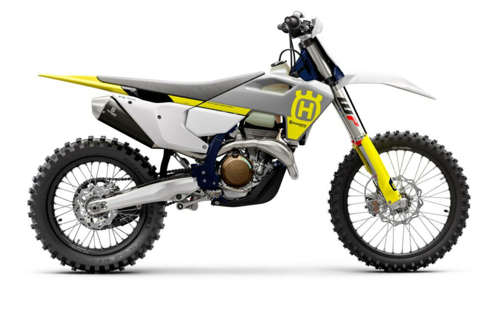 A 2023 Husqvarna FX 350. Photo courtesy Husqvarna Motorcycles.