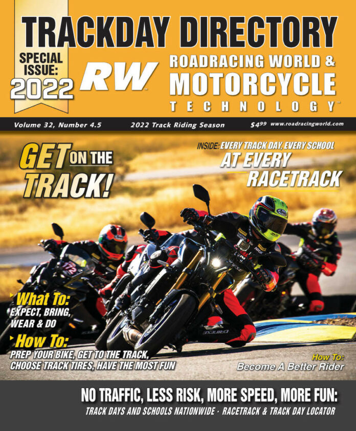 2022 Roadracing World Trackday Directory