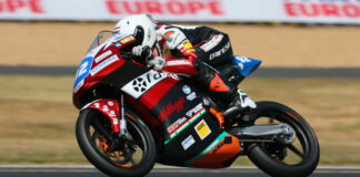 Hungarian-American Rossi Moor (92) in action at Le Mans. Photo courtesy NTC.