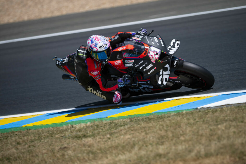 Aleix Espargaro (41). Photo courtesy Aprilia.