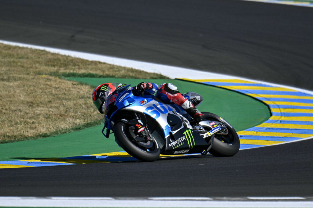 Alex Rins (42). Photo courtesy Team Suzuki ECSTAR.