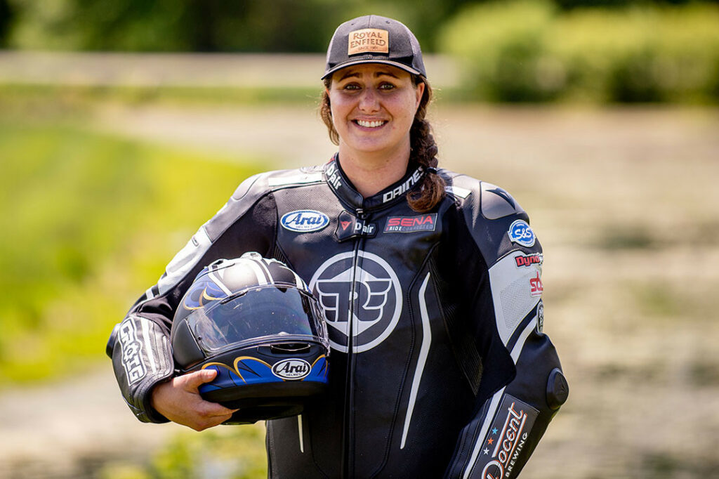 Alyssa Bridges. Photo courtesy Royal Enfield North America.