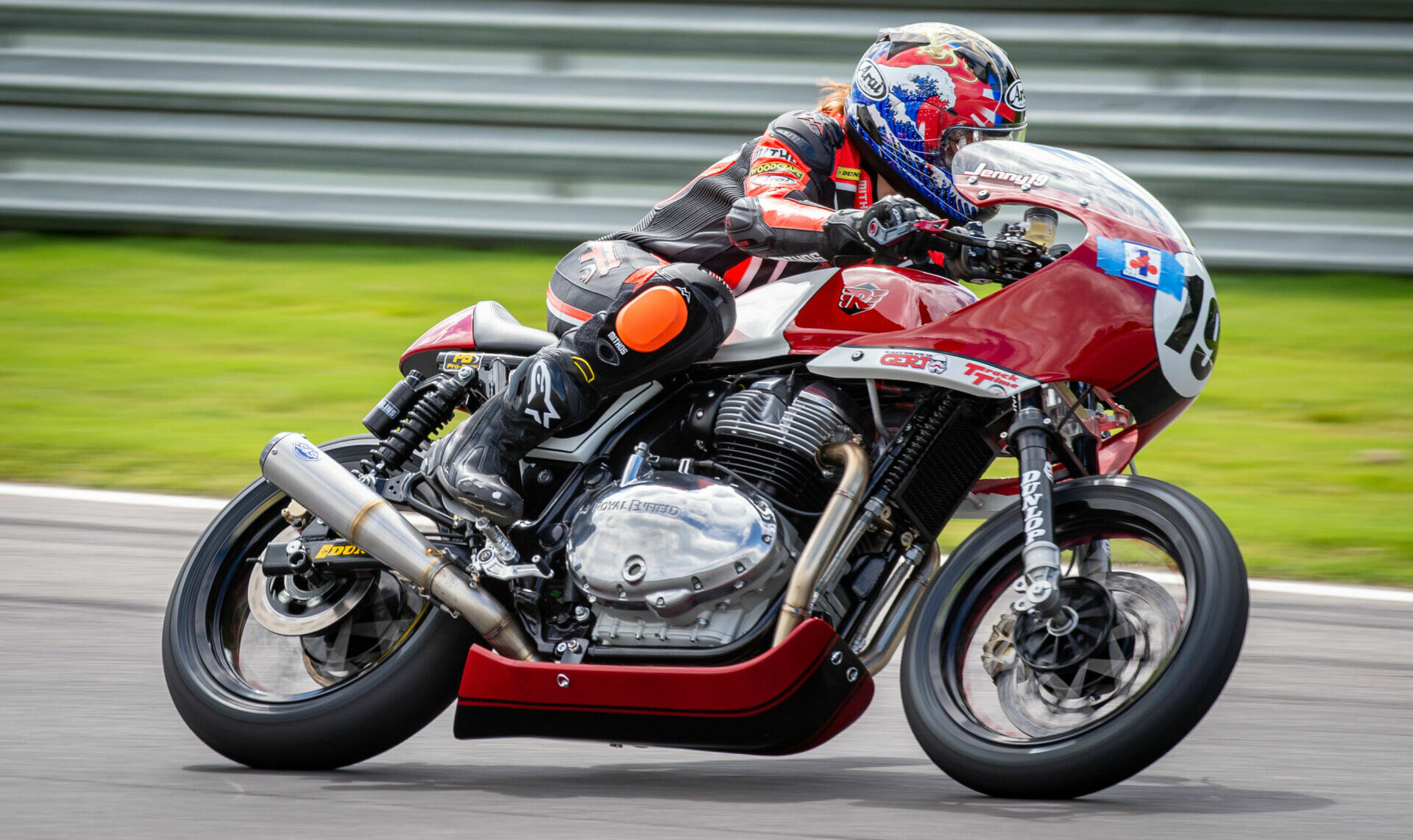 Jenny Chancellor (19) of Tumwater, Washington is among 10 new women joining the BTR Road Racing program for 2022. Photo by Jen Muecke, courtesy Royal Enfield.