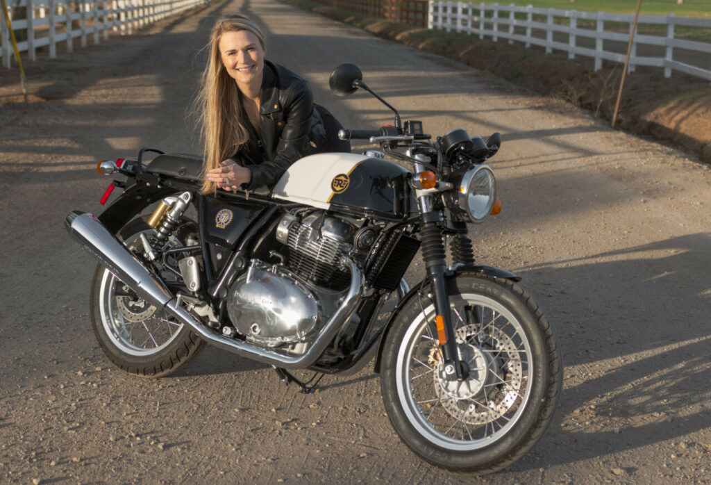 Crystal Looy. Photo courtesy Royal Enfield North America.