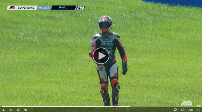 MotoAmerica Releases Statement On Petrucci Crash At VIR