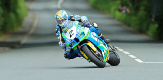 Dean Harrison (2). Photo courtesy Isle of Man TT Press Office.