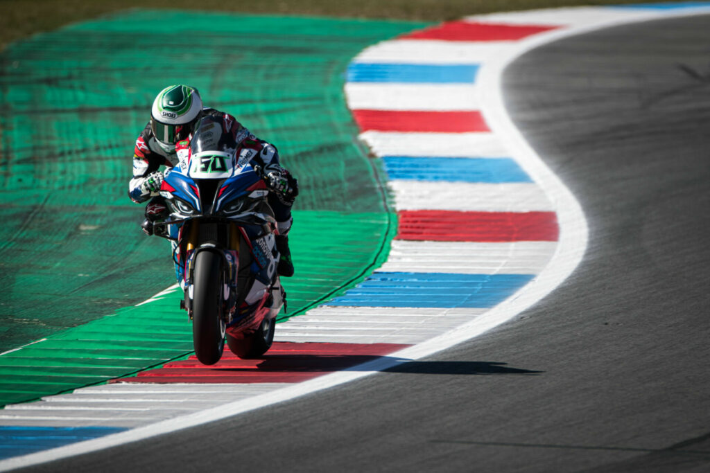 Eugene Laverty (50). Photo courtesy BMW Motorrad Motorsport WorldSBK Team.