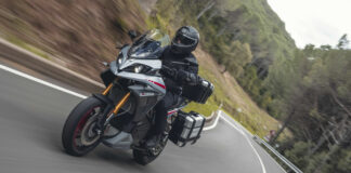 The all-new Energica Experia electric sport touring motorcycle. Photo courtesy Energica.