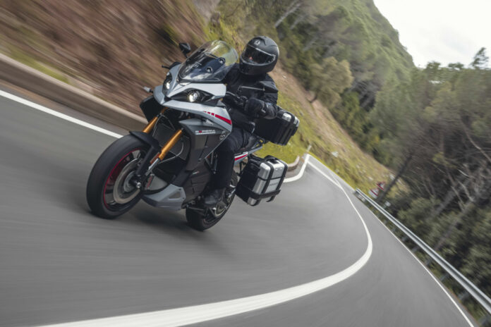 The all-new Energica Experia electric sport touring motorcycle. Photo courtesy Energica.