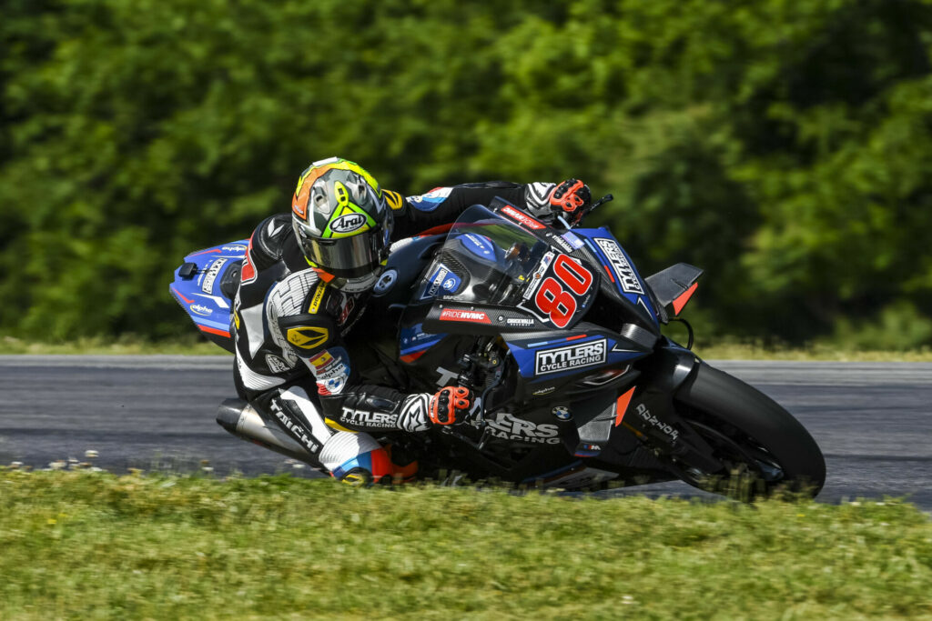 Hector Barbera (80) at VIR. Photo by Brian J. Nelson.