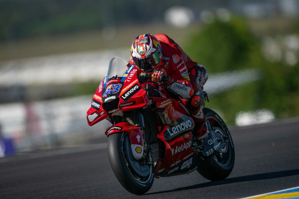 Jack Miller (43). Photo courtesy Ducati Corse.