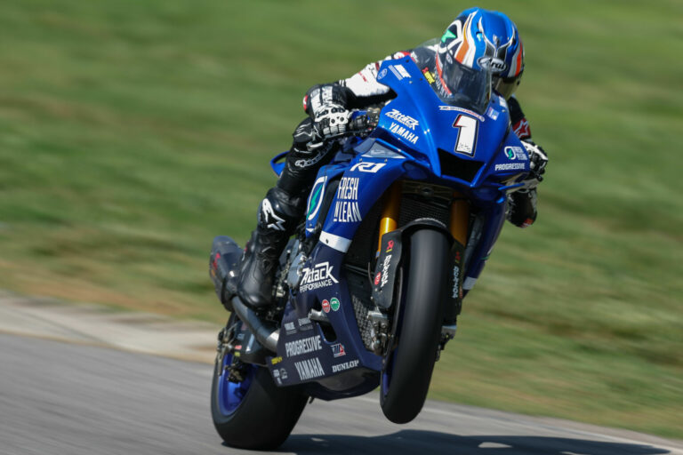 MotoAmerica: Gagne Beats Lap Record, Takes Superbike Pole At VIR