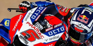 Johann Zarco (5). Photo courtesy Pramac Racing.