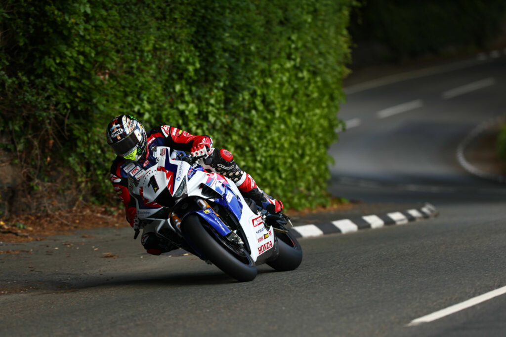 John McGuinness MBE (1). Photo courtesy Honda Racing UK.