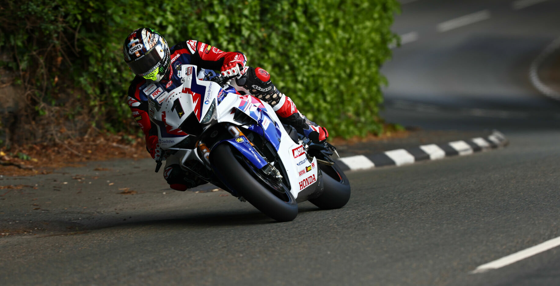 John McGuinness MBE (1). Photo courtesy Honda Racing UK.