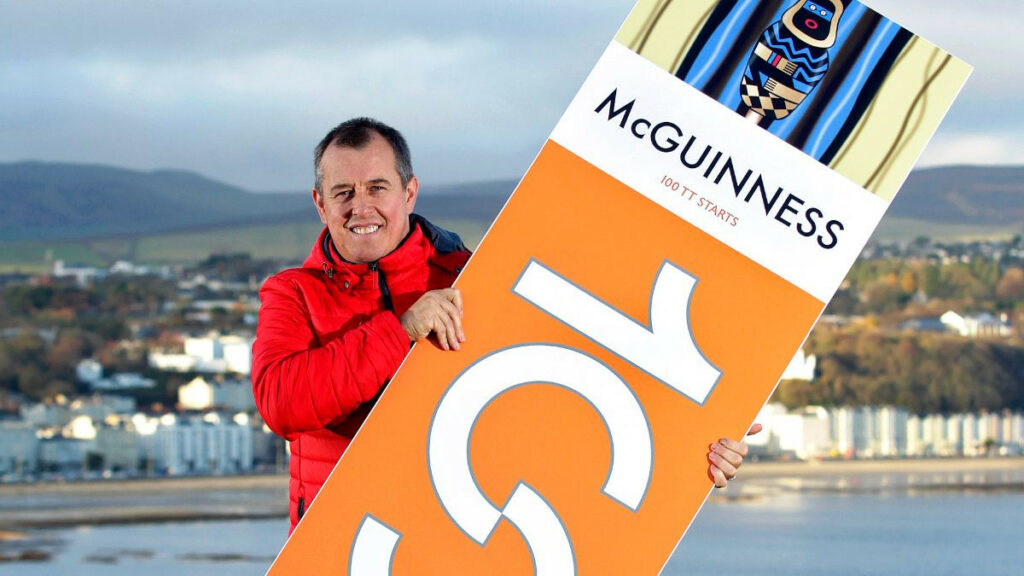 John McGuinness. Photo courtesy Isle of Man TT Press Office.