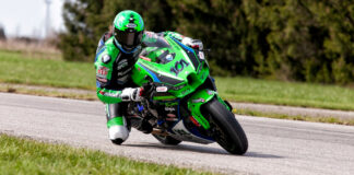 Jordan Szoke (101), as seen during testing in May at Grand Bend Motorplex, in Ontario, Canada. Photo courtesy Waznie Racing.