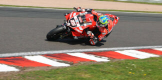 Josh Brookes (25). Photo courtesy MCE Ducati.