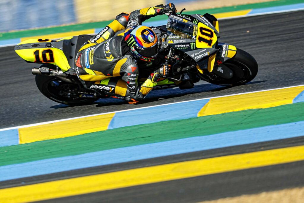 Luca Marini (10). Photo courtesy Mooney VR46 Racing Team.