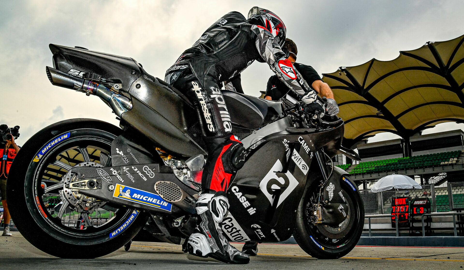 Maverick Vinales, as seen during pre-season MotoGP testing at Sepang. Photo courtesy Dorna.