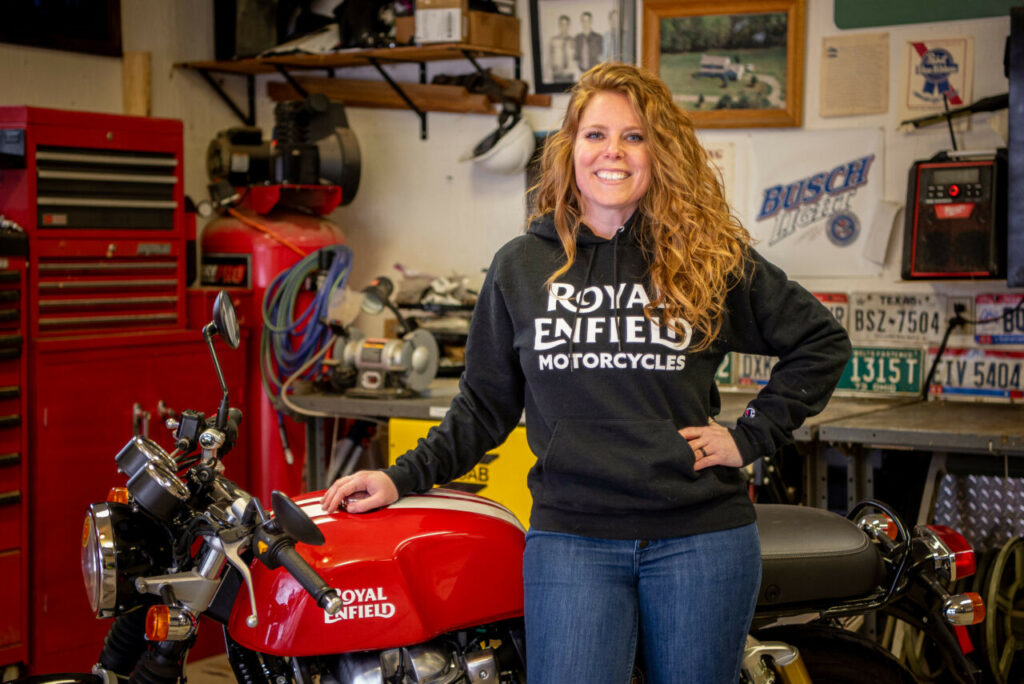 Nicole Pareso. Photo courtesy Royal Enfield North America.