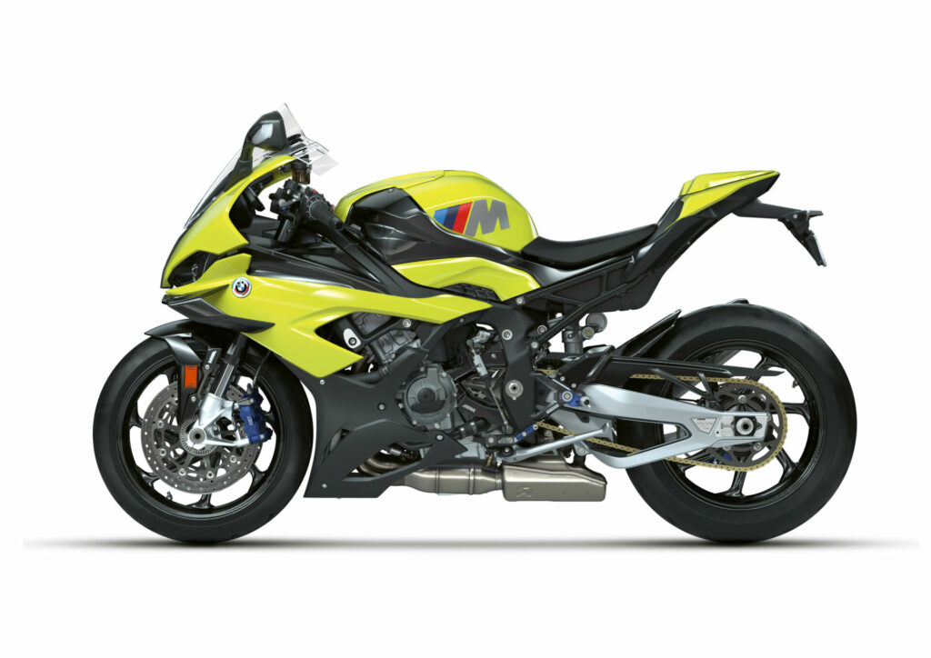 A 2023-model M 1000 RR 50 Years M Anniversary Edition. Photo courtesy BMW Motorrad.