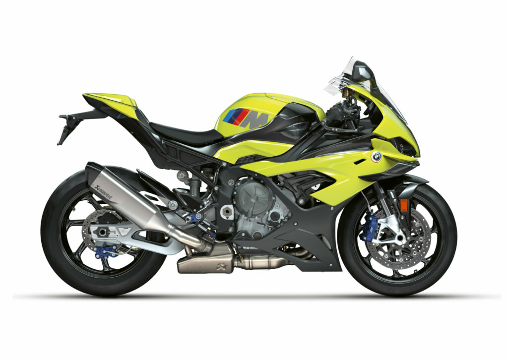 A 2023-model M 1000 RR 50 Years M Anniversary Edition. Photo courtesy BMW Motorrad.