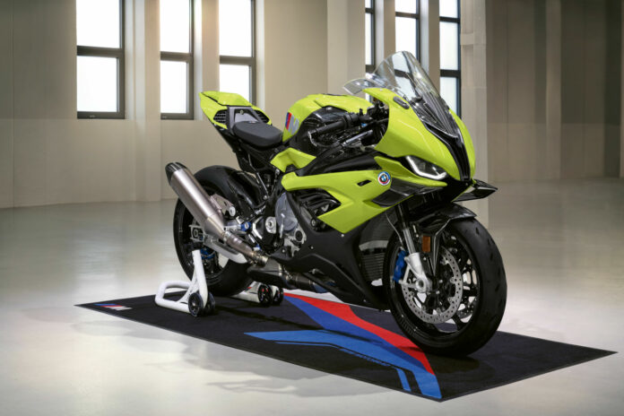 A 2023-model M 1000 RR 50 Years M Anniversary Edition. Photo courtesy BMW Motorrad.