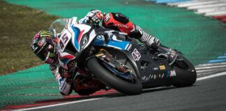 Scott Redding (45). Photo courtesy BMW Motorrad Motorsport WorldSBK Team.
