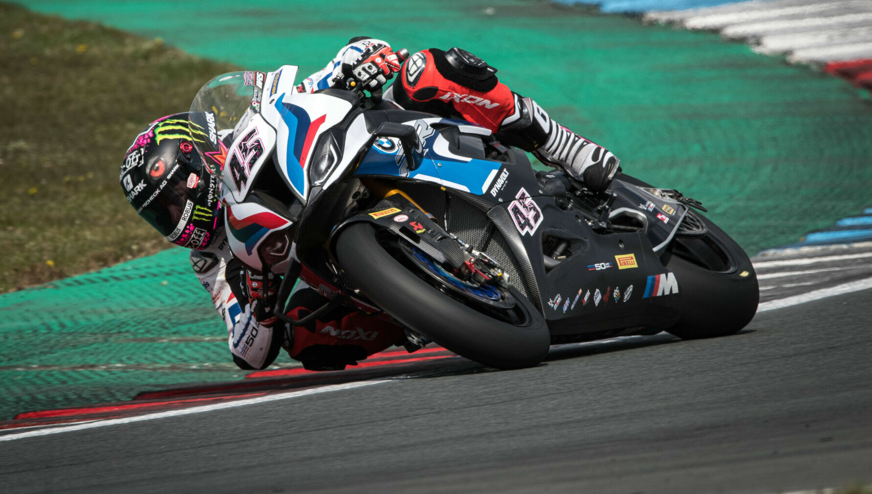 Scott Redding (45). Photo courtesy BMW Motorrad Motorsport WorldSBK Team.