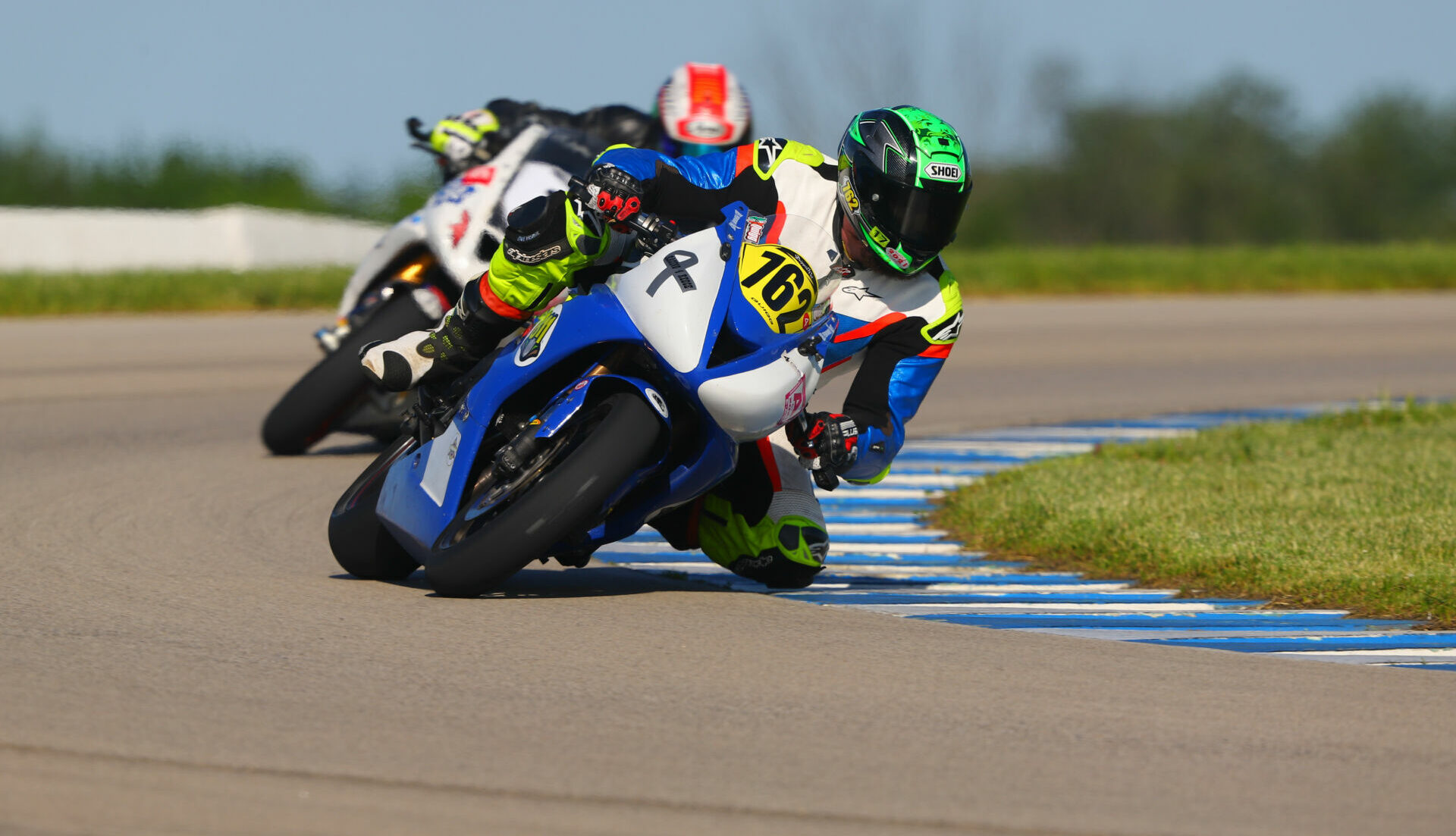 Shane Quigg (762) during a previous AHRMA Sound of Thunder 2 race at Heartland Motorsports Park. Photo by etechphoto.com, courtesy AHRMA.