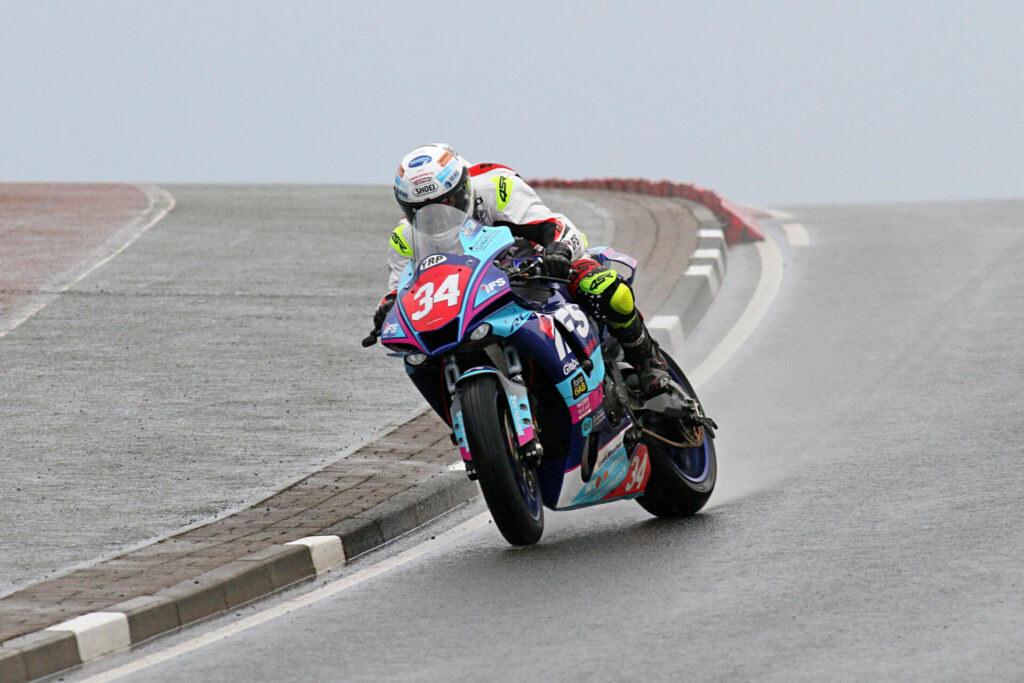 Alastair Seeley (34), as seen during the Superstock race Thursday at the North West 200. Photo courtesy North West 200 Press Office.