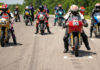 The Royal Enfield Build. Train. Race. competitors on the grid at VIR. Photo courtesy Royal Enfield North America.
