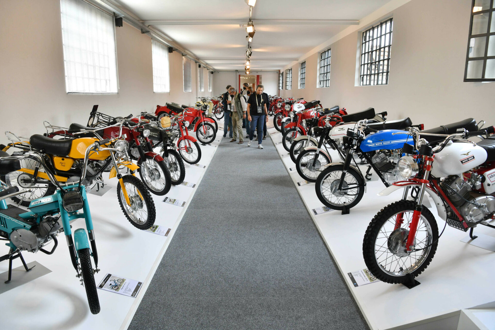 A look inside the Moto Guzzi museum in Mandello del Lario, Italy. Photo courtesy Moto Guzzi.