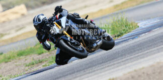 Big torque and easy handling make the Suzuki GSX-S1000 fun to ride at a track day. Dunlop Roadsport 2 radials provide enough grip for knee-down cornering, and deliver decent street mileage. Photos by Caliphotography.