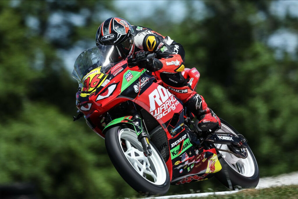 Gus Rodio (96). Photo by Brian J. Nelson, courtesy MotoAmerica.