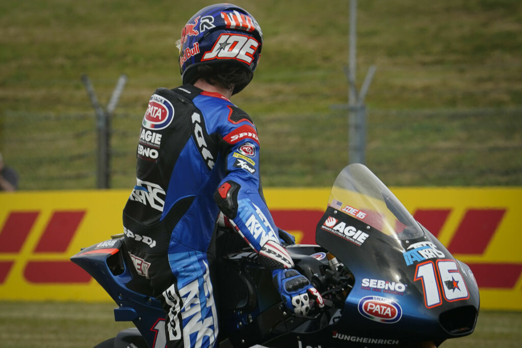 American Joe Roberts (16). Photo courtesy Dorna.