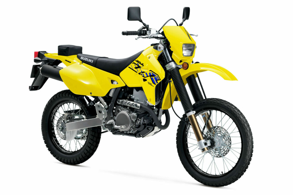 A 2023-model Suzuki DR-Z400S. Photo courtesy Suzuki Motor USA, LLC.