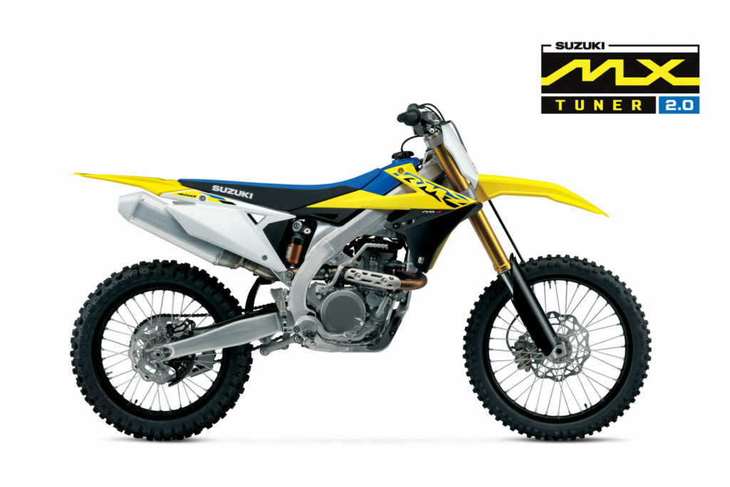 A 2023-model Suzuki RM-Z450. Photo courtesy Suzuki Motor USA, LLC.