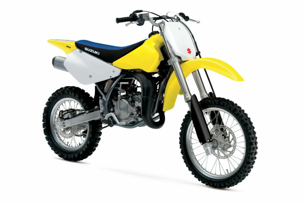 A 2023-model Suzuki RM85. Photo courtesy Suzuki Motor USA, LLC.