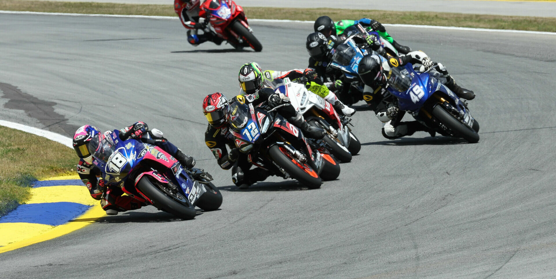 Action from Twins Cup Race One at Road Atlanta. Photo by Brian J. Nelson.