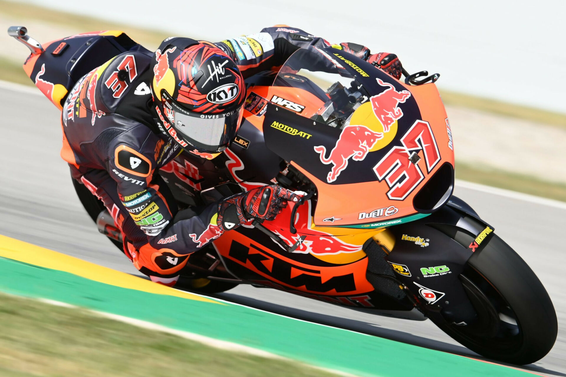Augusto Fernandez (37). Photo courtesy Red Bull KTM Ajo. Augusto Fernandez (37). Photo courtesy Red Bull KTM Ajo.