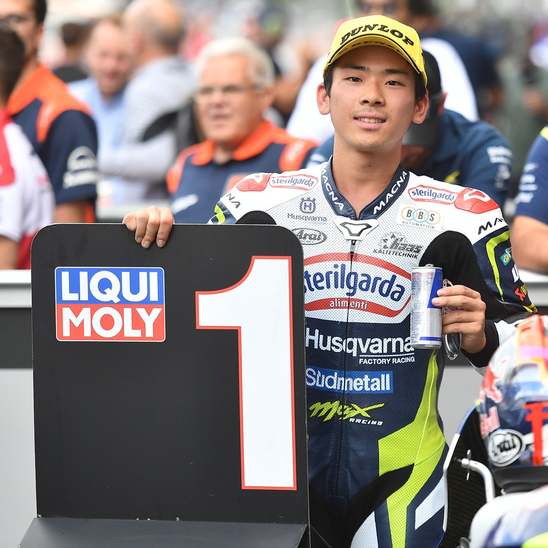 Ayumu Sasaki. Photo courtesy Sterilgarda Husqvarna Max Racing Team.