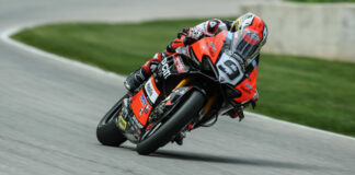 Danilo Petrucci arrives in the Pacific Northwest with a seven-point lead in the MotoAmerica Medallia Superbike Championship. The Italian will also be getting his first taste of Ridge Motorsports Park, the site of round five of the championship, this coming weekend. Photo by Brian J. Nelson