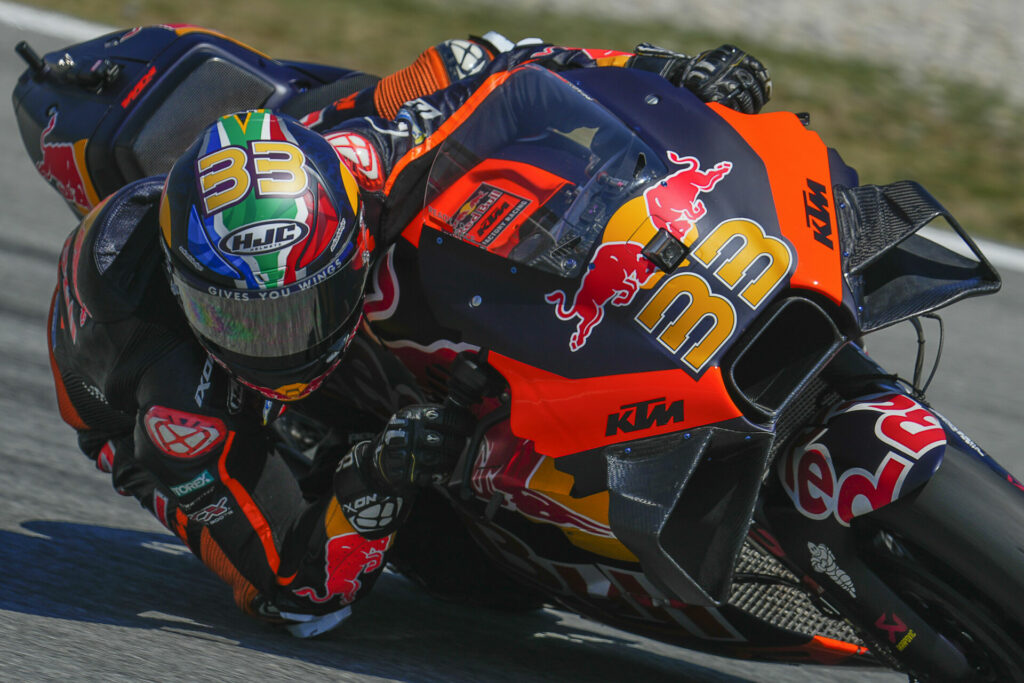 KTM's Brad Binder (33). Photo courtesy Dorna.